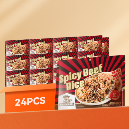 Mr. Squirrel® Spicy Beef Self-Heating Rice Meal (Wholesale)
