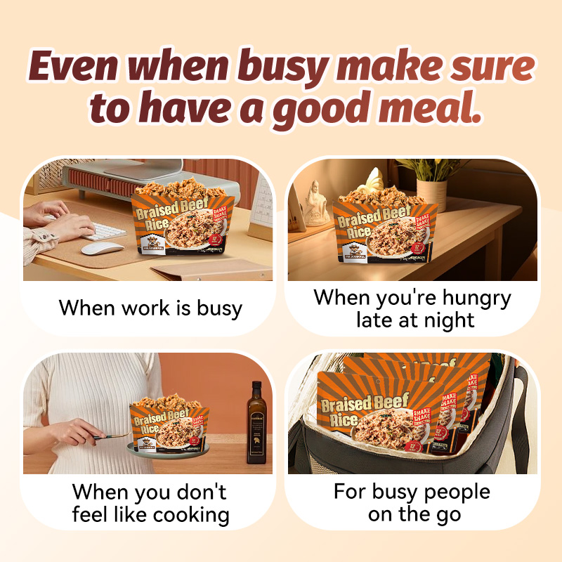 Mr. Squirrel® Self-Heating Rice Meal (3 Flavors)