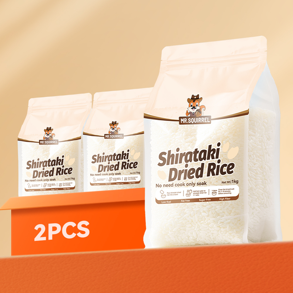 Mr. Squirrel® Dried Shirataki Rice - Large Pack