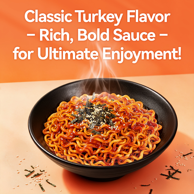 Mr. Squirrel® Spicy Korean-Style Instant Noodles (5-Pack)