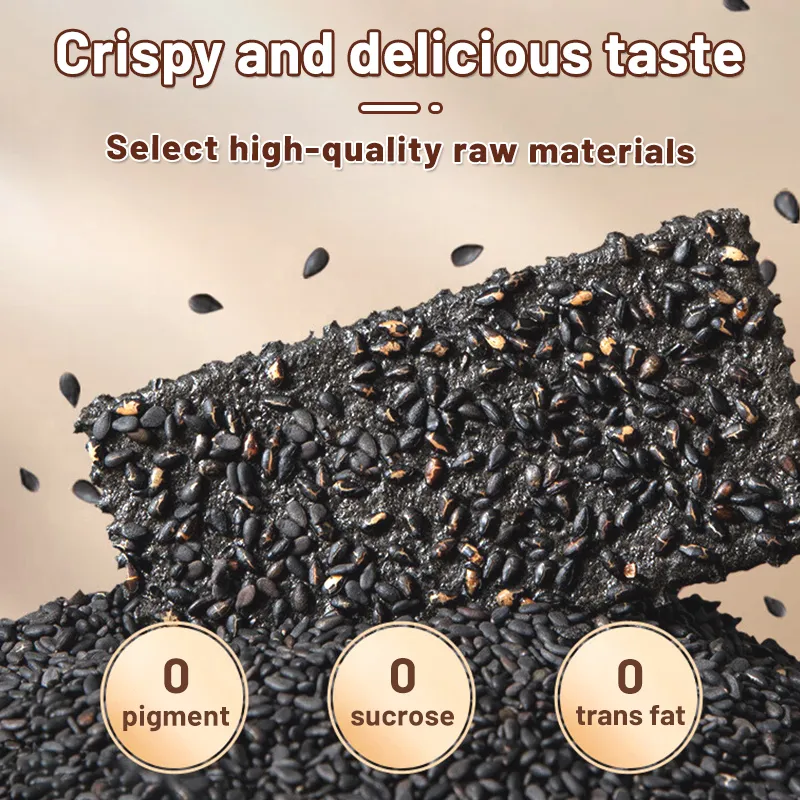 Mr. Squirrel® Black Sesame Crackers