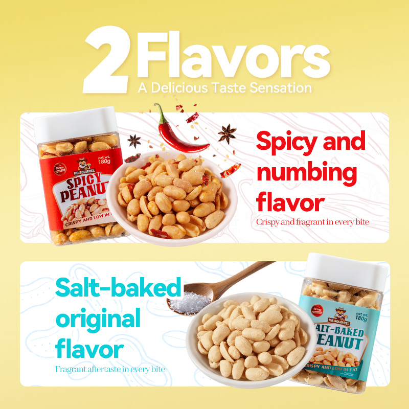 Mr. Squirrel® Premium Crispy Oil-Removed Peanuts