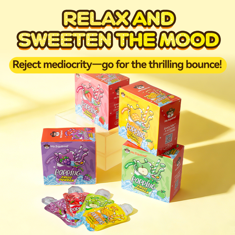 Mr. Squirrel® Smoke Popping Candy 30pcs Mixed Flavors