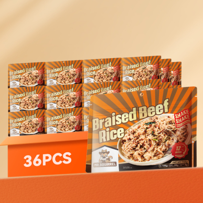 Mr. Squirrel® Taiwan Braised Beef Self-Heating Rice Meal (Wholesale)