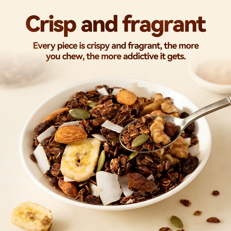 Mr. Squirrel® Black Chocolate Nut Oatmeal