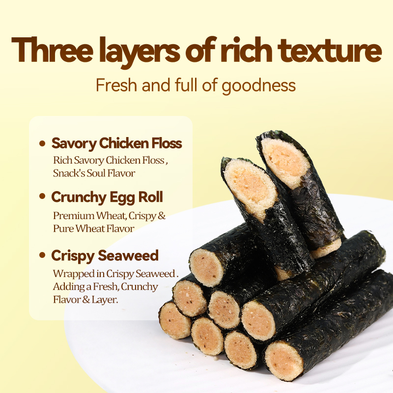 Mr. Squirrel® Seaweed Pork Floss Rolls
