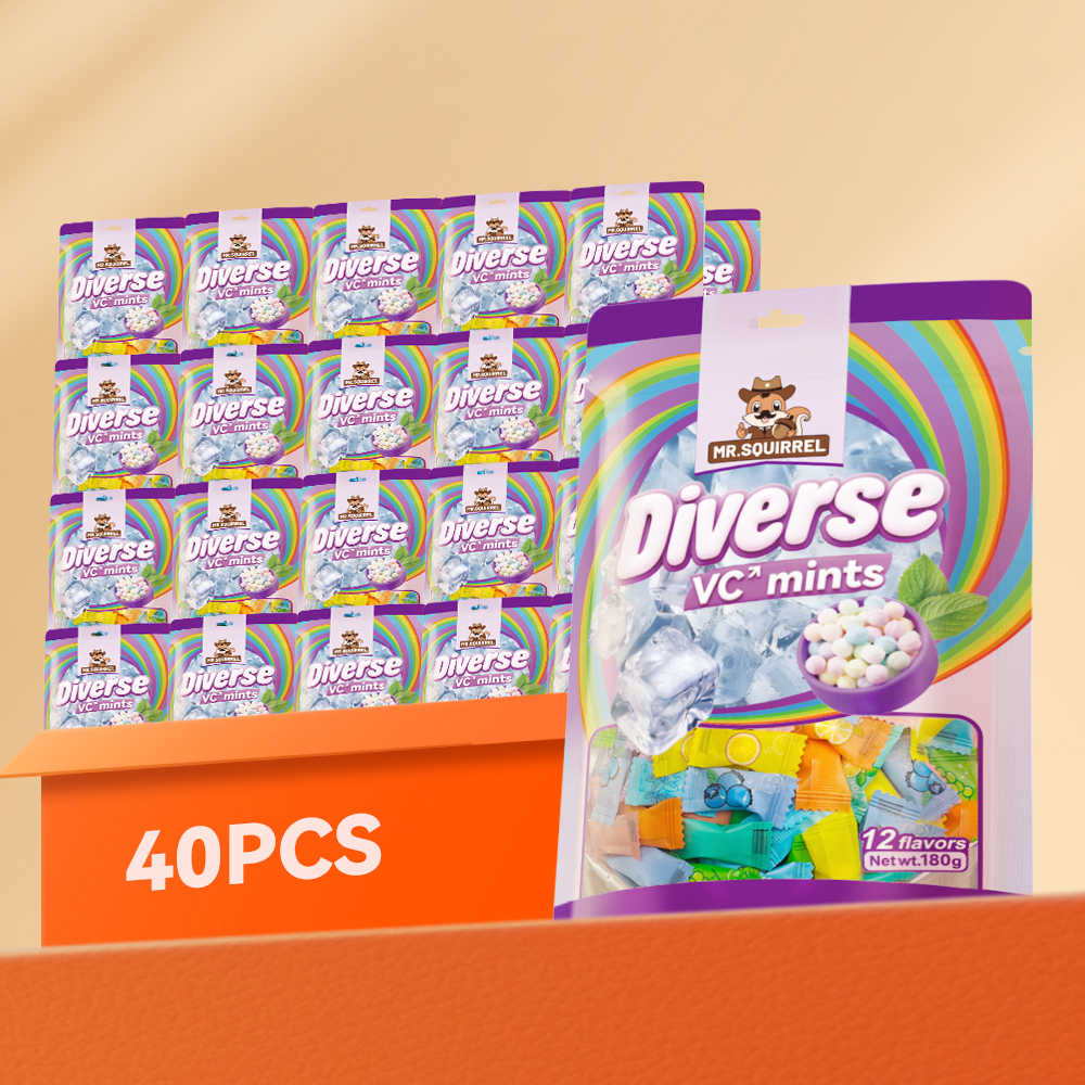 Mr. Squirrel® Sugar-Free Mint Candy (wholesale)