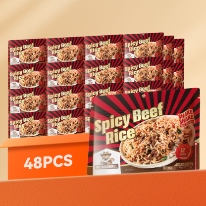Mr. Squirrel® Spicy Beef Self-Heating Rice Meal (Wholesale)