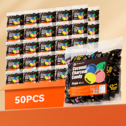 Mr. Squirrel® Coconut Charcoal Mint Candy （wholesale）