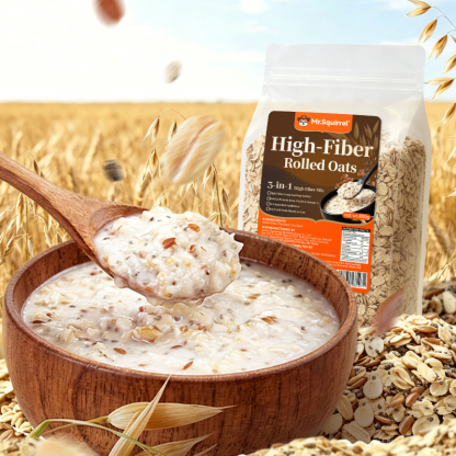 Mr. Squirrel® High Fiber Rolled Oats