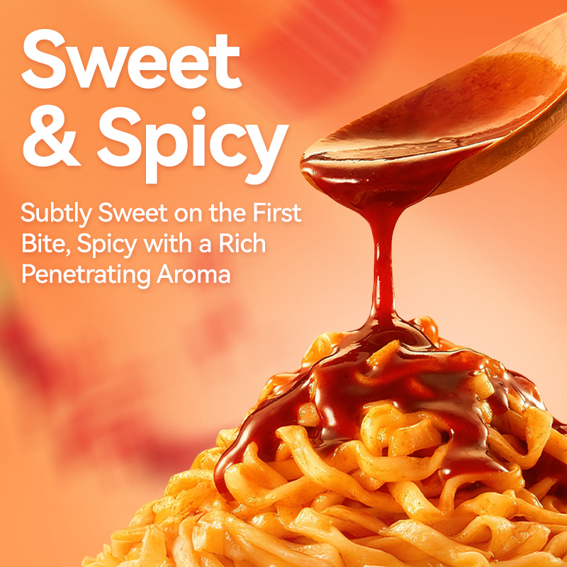 Mr. Squirrel® Spicy Korean-Style Instant Noodles (5-Pack)