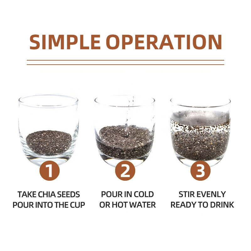 Mr. Squirrel® Organic Chia Seeds-Individual Stick Packs