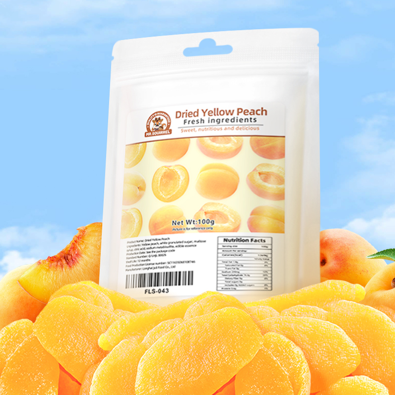 Mr. Squirrel® Organic Dried Yellow Peach