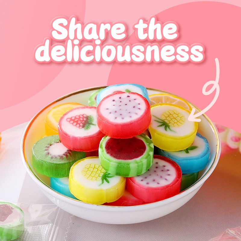 Mr. Squirrel® Fruit Slices Hard Candy