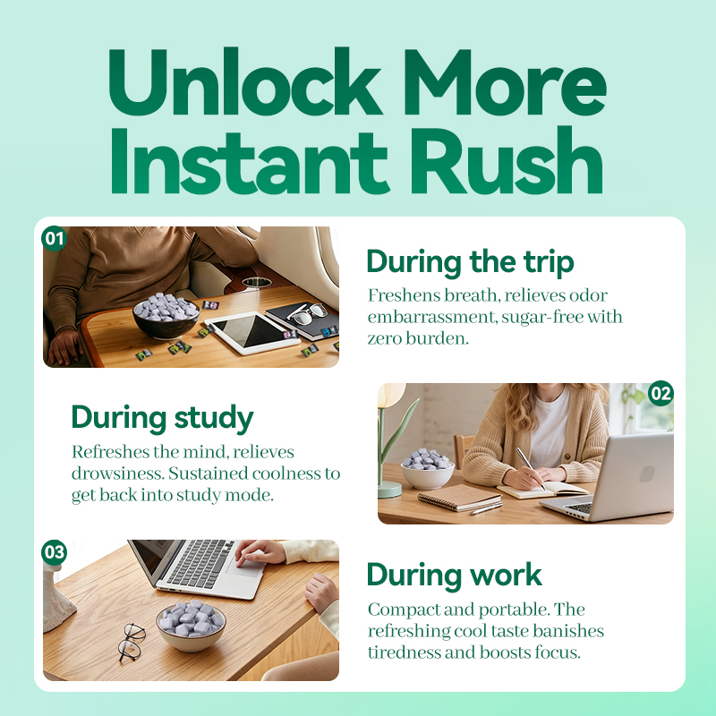 Mr. Squirrel® Coconut Charcoal Mint Candy