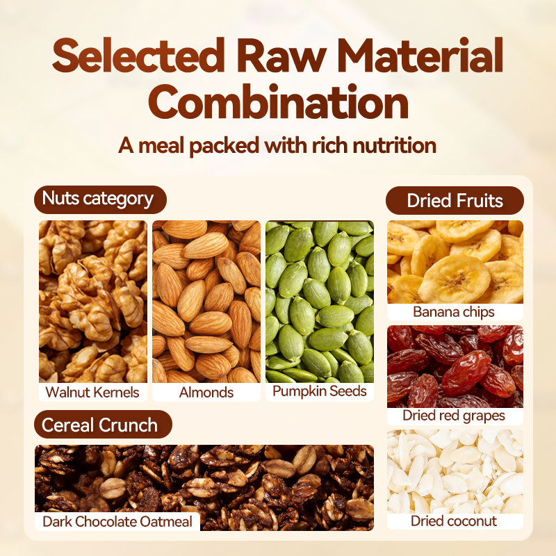 Mr. Squirrel® Black Chocolate Nut Oatmeal