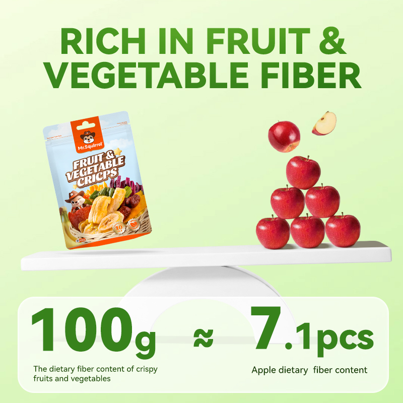 Mr. Squirrel® 10-in-1 Mixed Fruit & Vegetable Chips