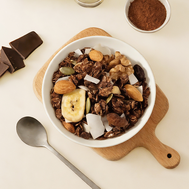 Mr. Squirrel® Black Chocolate Nut Oatmeal