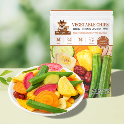 Mr. Squirrel® 10-in-1 Mixed Fruit & Vegetable Chips