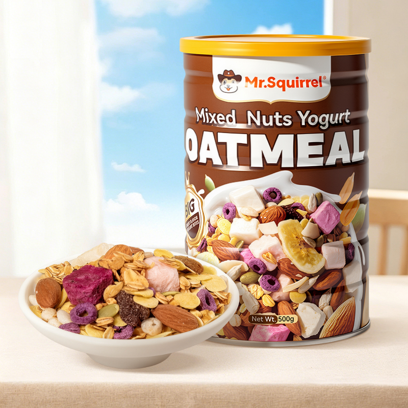 Mr. Squirrel® Triple-Flavor Yogurt Oatmeal