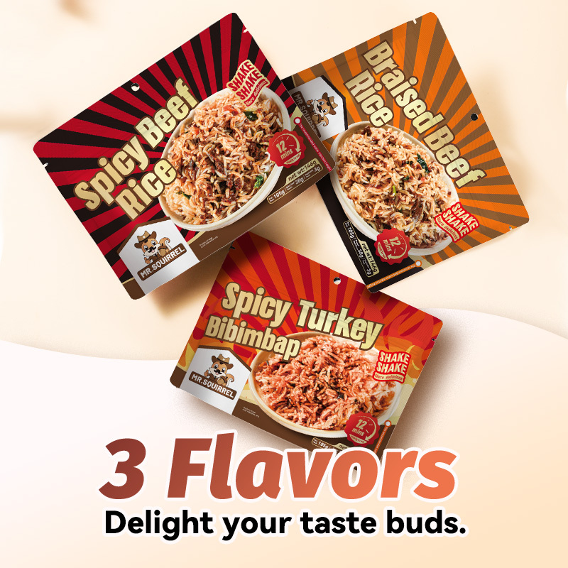 Mr. Squirrel® Self-Heating Rice Meal (3 Flavors)