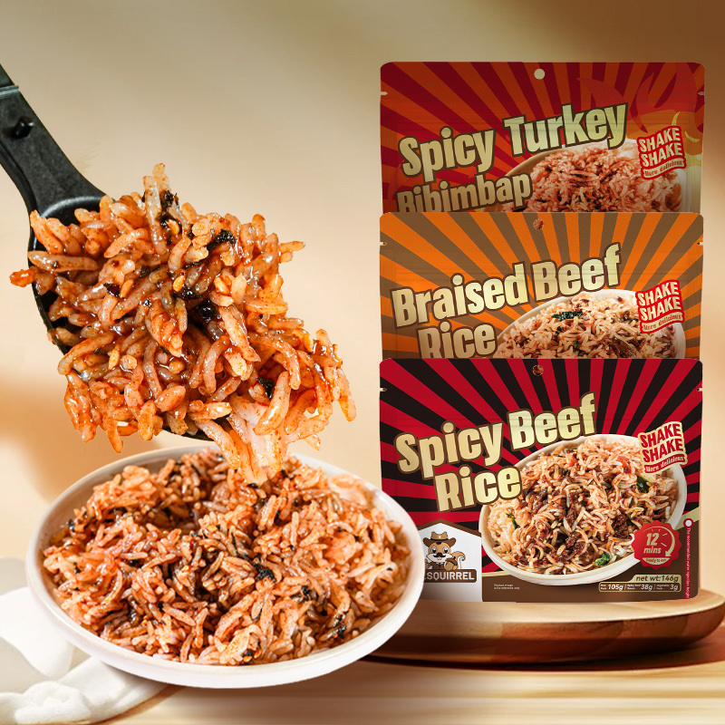 Mr. Squirrel® Self-Heating Rice Meal (3 Flavors)