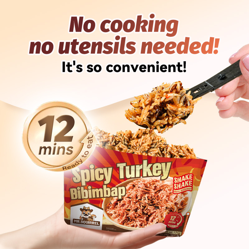 Mr. Squirrel® Self-Heating Rice Meal (3 Flavors)