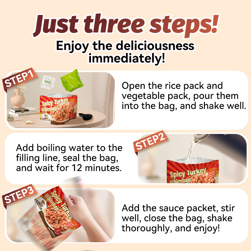 Mr. Squirrel® Self-Heating Rice Meal (3 Flavors)