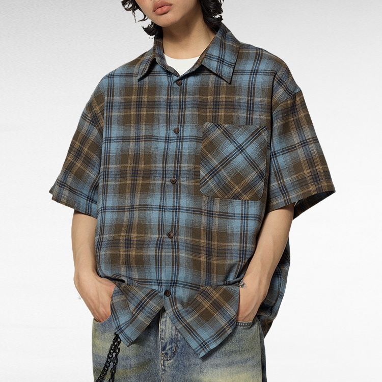 3色 メンズ カジュアル 高品質コットン 半袖 Tシャツ ルーズ Tシャツ メンズ メンズTシャツ カットソー スエード 半袖 半袖T