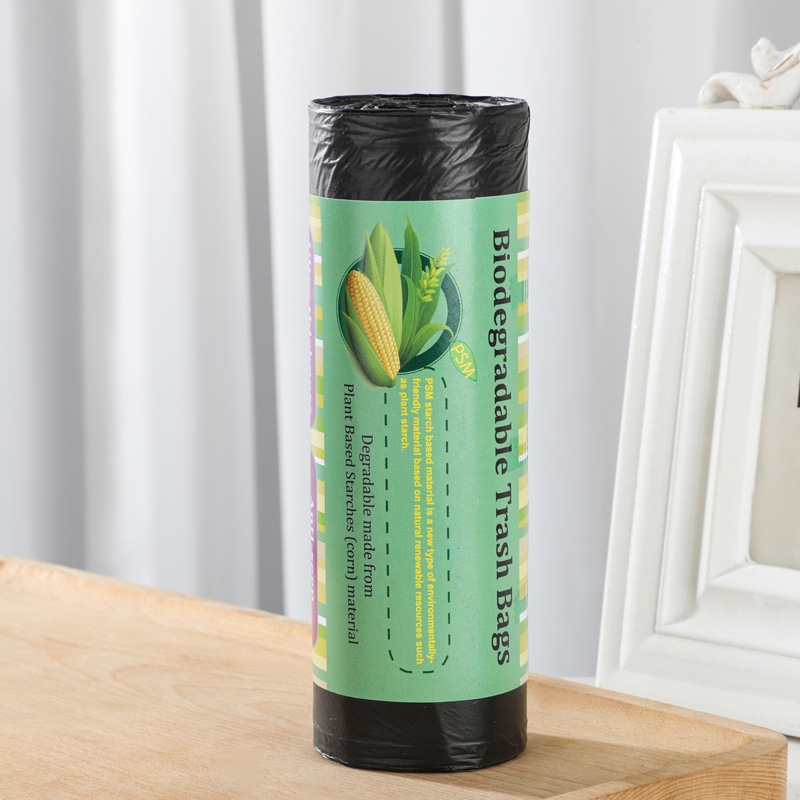 Biodegradable garbage bags environmental protection thickened and enlarged starch-based kitchen degradable garbage bags wholesale