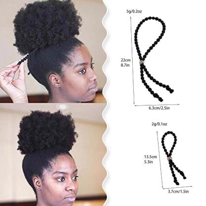 Adjustable Headband Hair Rope African Bubble Ponytail Hair Band Natural Curly Hair Band Wholesale