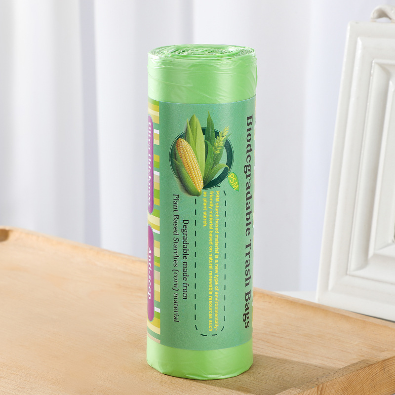 Biodegradable garbage bags environmental protection thickened and enlarged starch-based kitchen degradable garbage bags wholesale