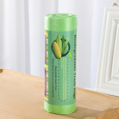 Biodegradable garbage bags environmental protection thickened and enlarged starch-based kitchen degradable garbage bags wholesale