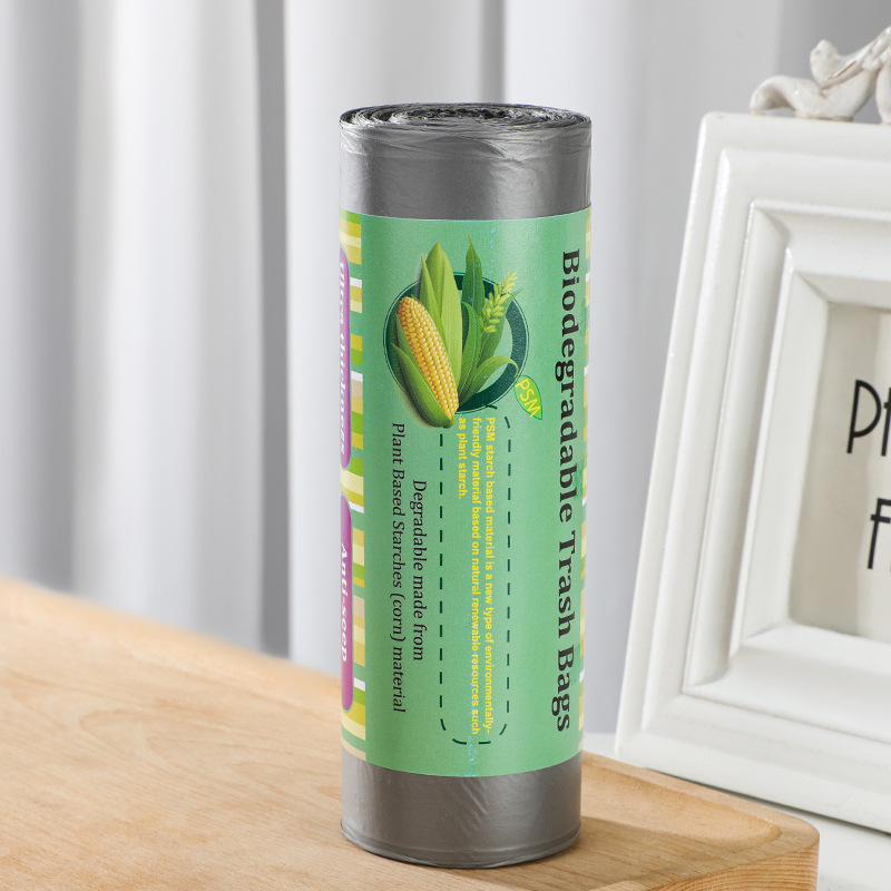 Biodegradable garbage bags environmental protection thickened and enlarged starch-based kitchen degradable garbage bags wholesale