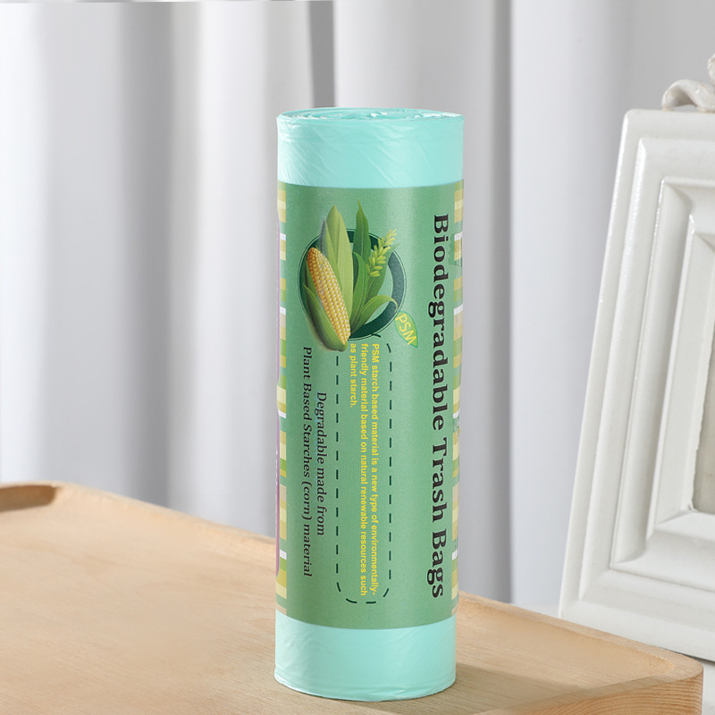 Biodegradable garbage bags environmental protection thickened and enlarged starch-based kitchen degradable garbage bags wholesale