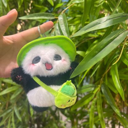 Cute Panda Plush Charm - Backpack Keychain, Travel Bag Decoration Plush Pendant