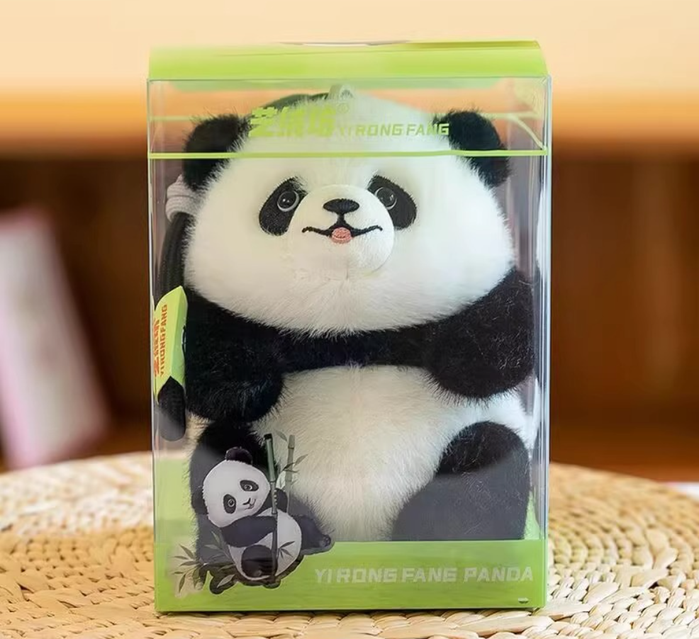 Premium Plush Panda Toys for Kids - Huahua & Qizai Dolls, Qizai Keychains & Bag Charms