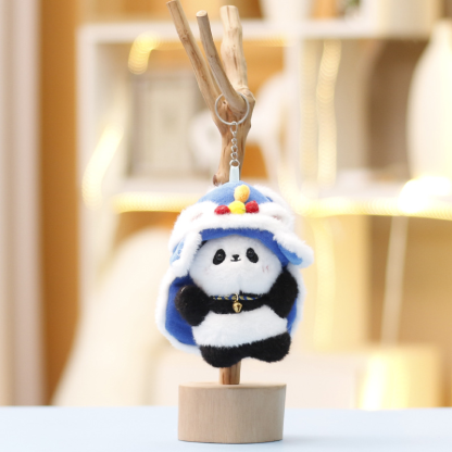 Chinese-style Plush Toys: Dragon-lion Dance Themed Panda Dolls, Adorable Claw Machine Figurines, Bag Charms & Keychain Pendants