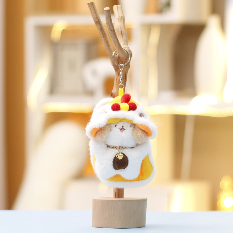 Chinese-style Plush Toys: Dragon-lion Dance Themed Panda Dolls, Adorable Claw Machine Figurines, Bag Charms & Keychain Pendants