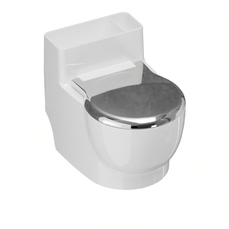 New Chinese Style Wall-Mounted Toilet Ashtray with Lid - Large Cute Creative Gift, Stylish & Ash-Proof