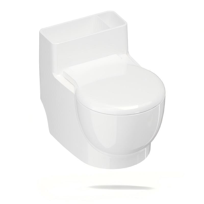 New Chinese Style Wall-Mounted Toilet Ashtray with Lid - Large Cute Creative Gift, Stylish & Ash-Proof