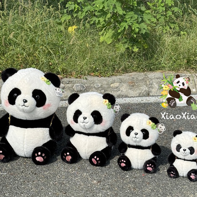 Cute Chinese panda plush toy