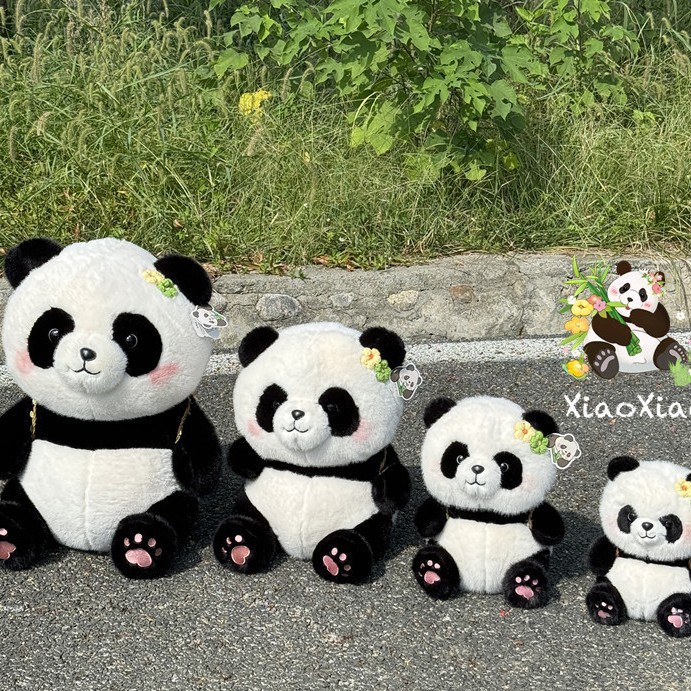 Cute Chinese panda plush toy