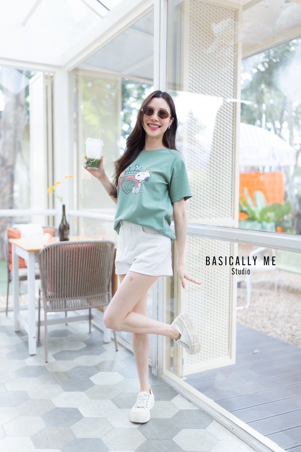 👑 A5 Short-Sleeved Round Neck – Snoopy the Crown 👑