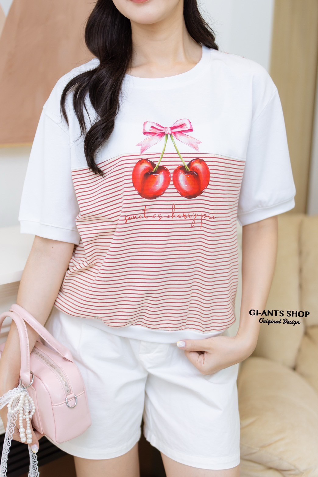 A4 Oversized Shoulder Round T-Shirt