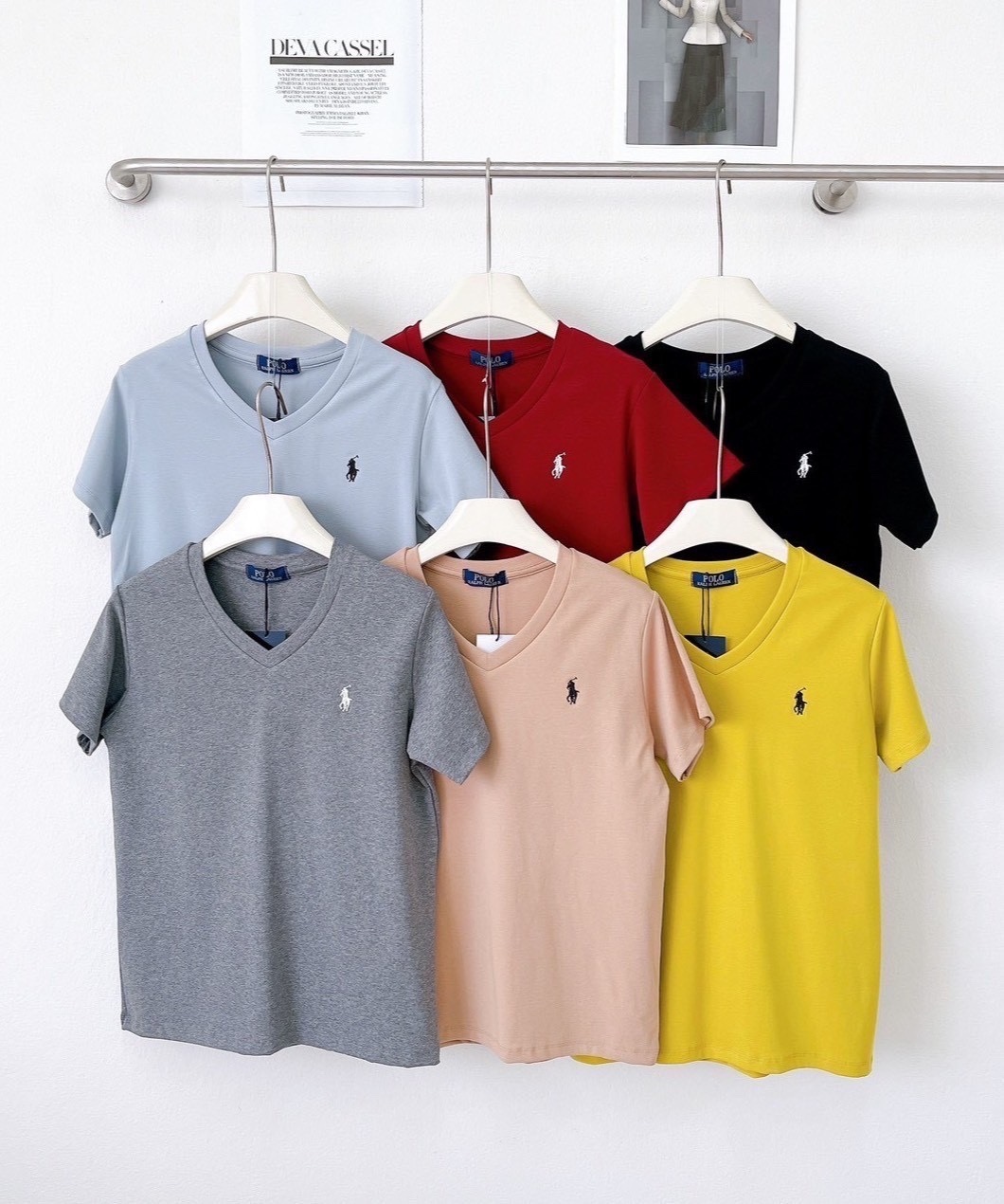 A12 Vneck POLO Tshirt – Embroidered Detail