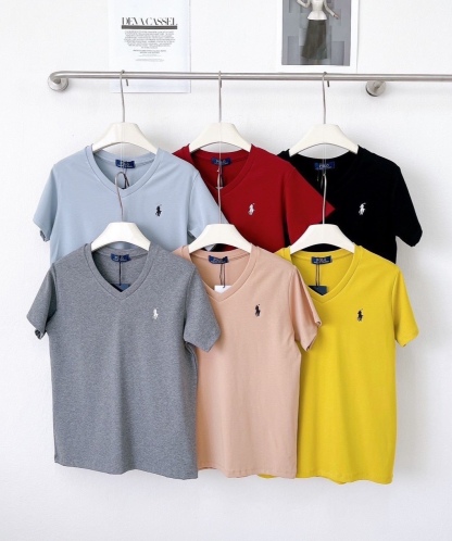 A12 Vneck POLO Tshirt – Embroidered Detail