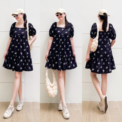 A51 Ribbon black Dress PA