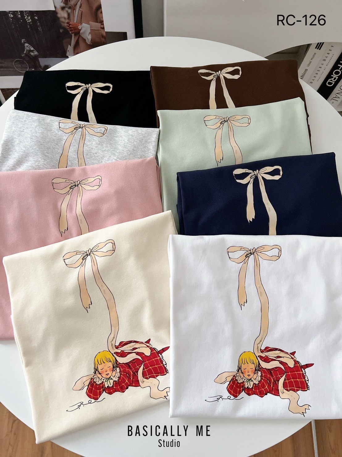 A19 🎀 Lace Trimmed Round Neck T-Shirt – Cotton Supreme Softness