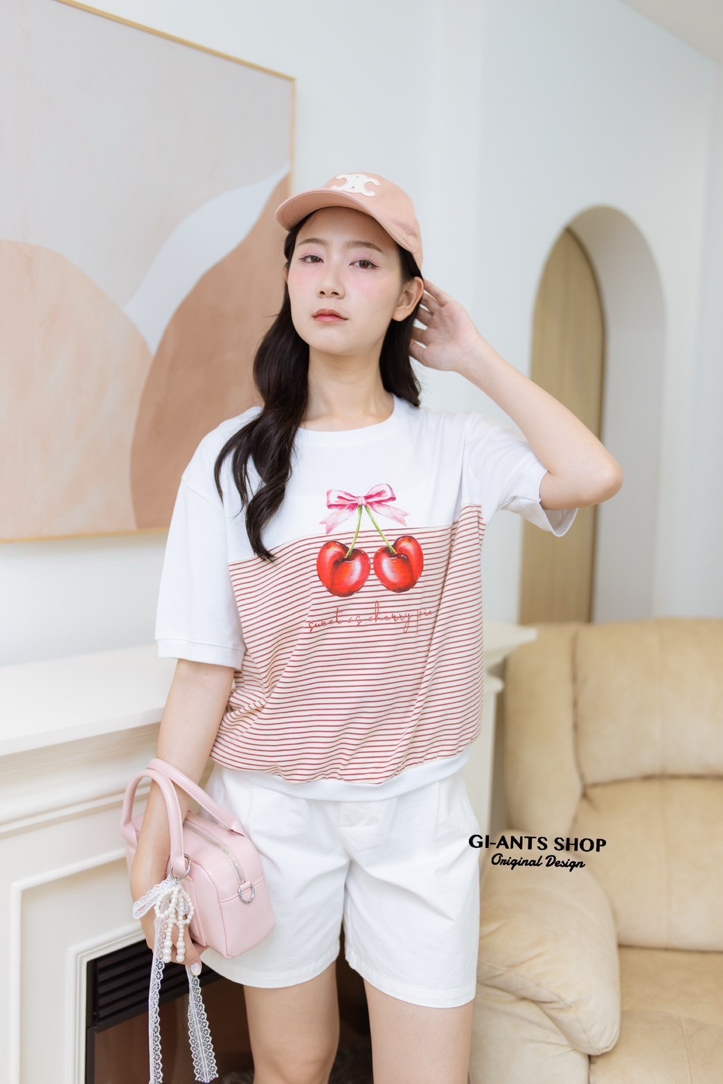 A4 Oversized Shoulder Round T-Shirt
